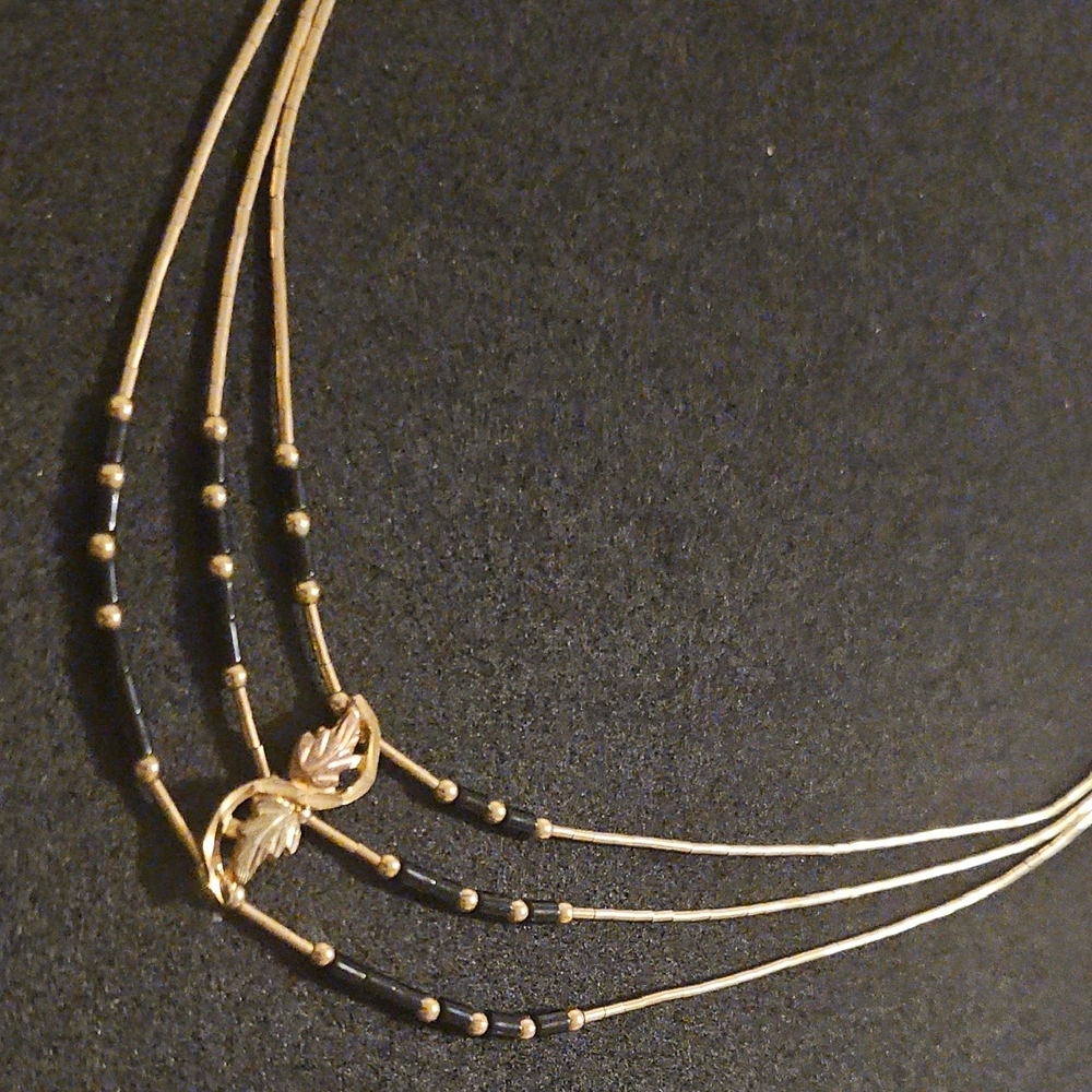 Black Hills Gold Three Layers Necklace